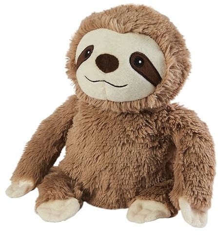 Warmies Plüsch Braunes Faultier Mikrowellen-Erwärmbarer Gewichteter Teddy mit französischem Lavendelduft, heißer oder kalter Weizensack für kühle Entspannung und warme Linderung
