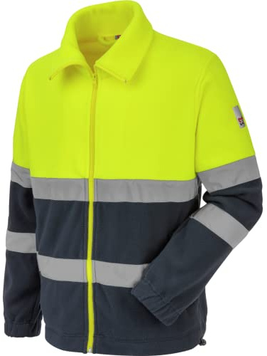 WüRTH MODYF Polaire de Travail Haute-visibilité Jaune/Marine - Taille S