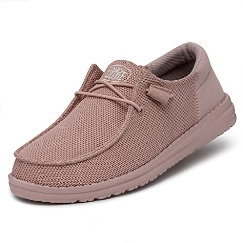 Hey Dude Wendy Damen Boho Slip-On Freizeitschuhe Loafer, Rose Sand ,38 EU
