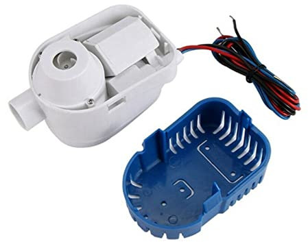 wrtgerht Mini-Pompe à Petite Puissance de Haute qualité Pompe à Eau de cale de Bateau Submersible Automatique 3X 12V Automatique avec Sortie d'interrupteur à Flotteur