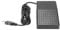 Luqeeg USB Foot Switch, Pedal Customized Programmable Keyboard, Single Pedal Control Custom Program PC Computer Keyboard, Single Foot Switch Pedal with USB A Interface for PC Video Game