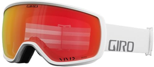 Giro Balance II Wordmark Skibrille & Goggle OTG – Anti-Fog – torische Linse – EXV Technology – Toric Vivid Lenses – EVAK Vent Technology – Triple-Layer Face Foam – Ember, Größe: OS