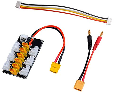 DAGIJIRD LiPo Akku Parallel Balance Ladegerät Board 18AWG Silikon Kabel 1-3S W/Stecker für XT30 IMAX B6 B6AC