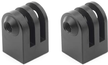 LJFEA 2 Pezzi Supporto Per Adattatore Per Treppiede Con Vite a Testa Zigrinata Per Fotocamera Gopro Hero 10/9/8/7/6/5/4/3/3+/2/1 Session Sj4000 Sj5000 Xiaoyi Action Camera