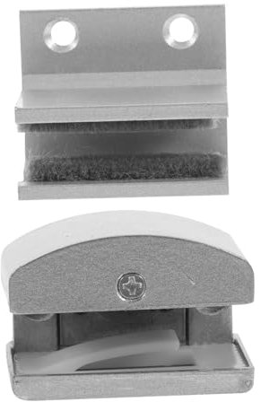 BESTonZON 2St Türschwenkstopper Badezimmer-Schiebetürstoßstange untere Führung der Duschtür Stoßstangen Duschtürführung aus Glas Ersatzteile für Duschtüren drücken und Ziehen Zubehör Glastür