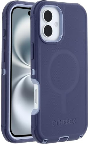 Otterbox Defender Series MagSafe Hülle für iPhone 16 Plus, stoßfest, sturzsicher, extrem robust, Schutzhülle, 7X getestet nach Militärstandard, Lila