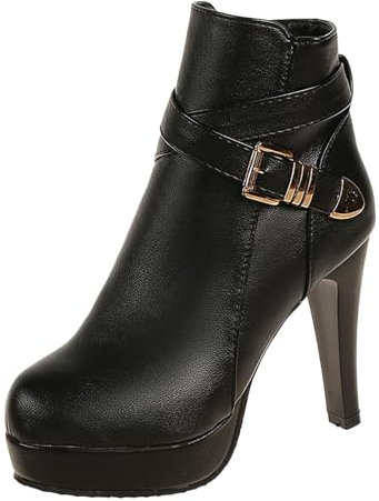 Stivali Texani Donna di Jeans Stivali Donna con Tacco Alto in Gomma Stivali Donna Invernali Stivali Texani Donna Estivi Stivaletti Estivi Donna Stivali Alti Donna sopra Il Ginocchio Stivaletti