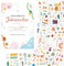 BIROYAL 12 Blätter Jahreszeiten Sticker Set - über 500 Scrapbook Sticker für Fotoalbum Bullet Journal Zubehör Deko - DIY Scrapbooking Aufkleber für Kinder Erwachsene Basteln Geschenke (17 x 24 cm)