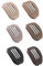GWAWG 6 Pièces Pince plate cheveux,Pinces Cheveux Femme Grande Antidérapantes,Pince à Cheveux Plat,pince à cheveux ronde,pinces à griffes plates,Pinces à cheveux plates pour cheveux bruns