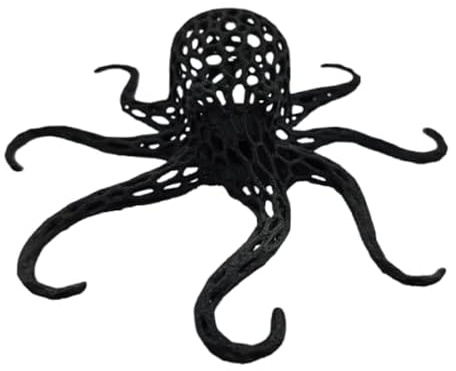 Moos-Kraken (schwarz) mit Saugnapf/Moose Aquascaping Dekoration Bucephlandra