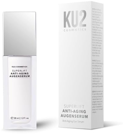 KU2 Cosmetics Superlift Anti Aging Augenserum, 30 ml | Hochwirksames Hyaluron Serum, Gegen Falten & Schwellungen, Peptid-Formel, Für glattere, straffere Haut