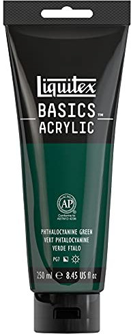 Liquitex Acrylique Basics Tube, Vert Phtalocyanine, 250 ml