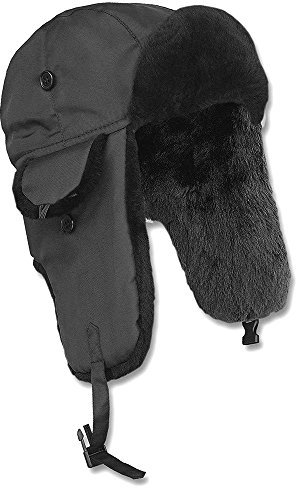 Mil-Tec Fliegermütze-12105002 Fliegermütze Schwarz 907,Schwarz,3XL