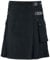 Black Premium by EMP Herren schwarzer Kilt mit aufgesetzter Tasche M