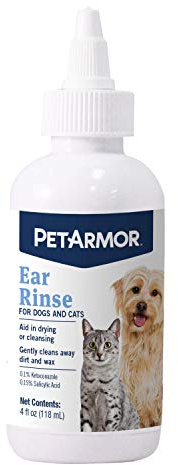 PetArmor Ear Rinse for Dogs & Cats, 4 oz