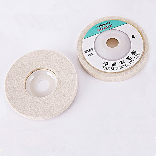 Wool Felt Polishing Pad Angle Grinder Accessories 2pcs/Lot Dia. 4 100mm x16mm
