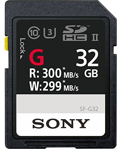 Sony 32GB UHS-II SD Memoria Flash SDHC Clase 10 - Tarjeta de Memoria (32 GB, SDHC, Clase 10, UHS-II, Negro)