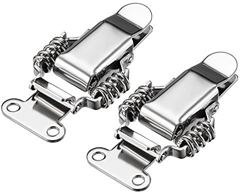 sourcing map HS-023 Stainless Steel 304 Compression Spring Draw Toggle Latch Clamp, 95mm Long, Pack of 2