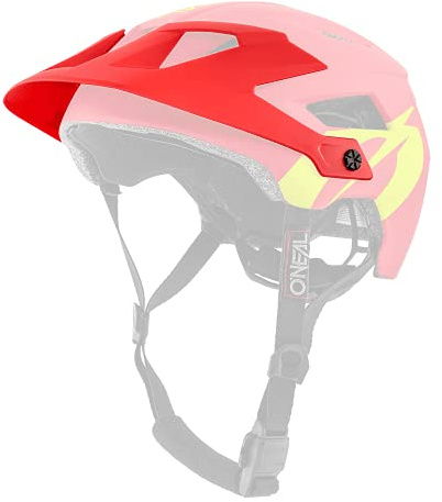 O'NEAL | Mountainbike-Helm-Ersatzteile | MTB Enduro Mountainbike | Ersatzschirm Defender Helm Solid | Helmet Defender Solid | Rot | One Size