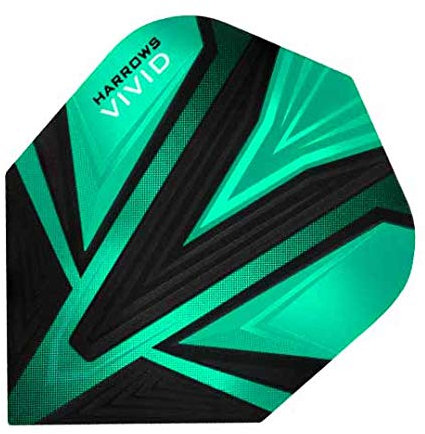 Harrows darts flights vivid jade