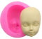 Hasiky - Stampo in silicone 3D per la decorazione del viso della neonata, per fai da te, in argilla polimerica