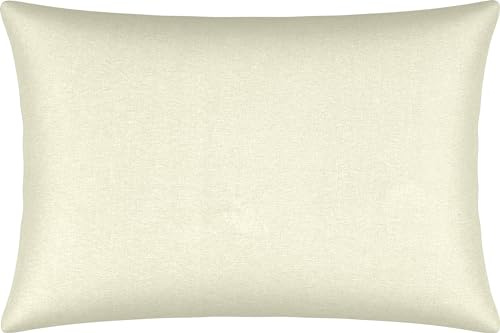 Erwin Müller Kissenbezug, Kissenhülle Single-Jersey Murnau - Natur Größe 50x70 cm - bügelfrei, strapazierstark, elastisch, mit Reißverschluss
