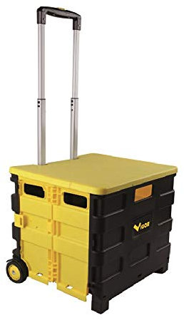 Vigor Carro de Herramientas Quick Trolley Plegable, 45 x 38 x 98 cm