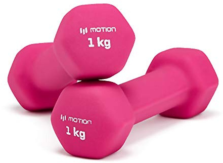 Neoprene Dumbbell Hand Weights Pair Home Exercise for Women Men Arm Pilates Dumbbells in 1kg 1.5kg 2kg 3kg 4kg 5kg 8kg 10kg Set