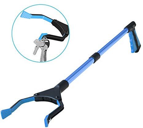 Awsuc Pinza Larga, Alcanzar Objetos 82cm Herramienta de Captura Plegable, Diseño con Imán, Brazo Más Largo para Recoger Basura, para los Viejos, Discapacitados y Trabajadores Sanitarios