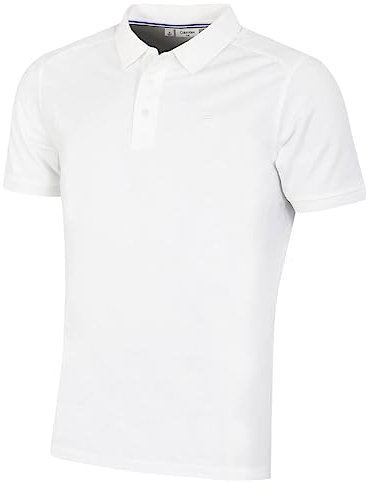 Calvin Klein Mens Campus Coastal Polo Shirt - White - XXL