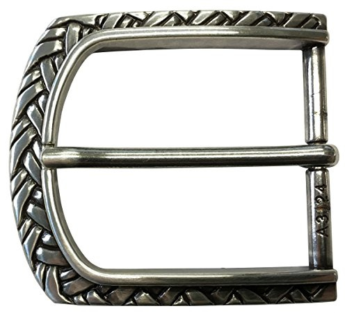 BELTINGER Gürtelschnalle Braid 4,0 cm | Buckle Wechselschließe Gürtelschließe 40mm Massiv | Dorn-Schließe | Wechselgürtel bis 4cm
