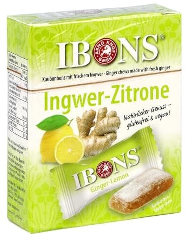 Ibons Ingwer Zitrone Box Kaubonbons 60 g