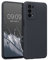 kwmobile Slim Case kompatibel mit Oppo A74 (5G) / A54 (5G) Hülle - Handyhülle aus Silikon in Schwarz matt