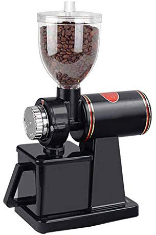 Macinacaffè elettrico, macinacaffè antico, regolabile a 8 velocità, contenitore rimovibile per chicchi di caffè, per uso domestico e commerciale little surprise