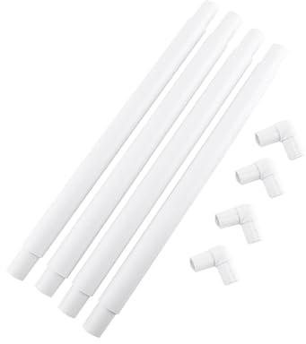 Verstellbare Kunststoff-Stickerei-Rahmen, Kreuz Stich-Stepp-Nadelspitzen Q-Schnapp Schüsse für Kreuz Stich-DIY-Werkzeug (20,3x20,3 cm) Kunststoff-Clip-Rahmen-Stickerei (43,1 * 43,1 cm)