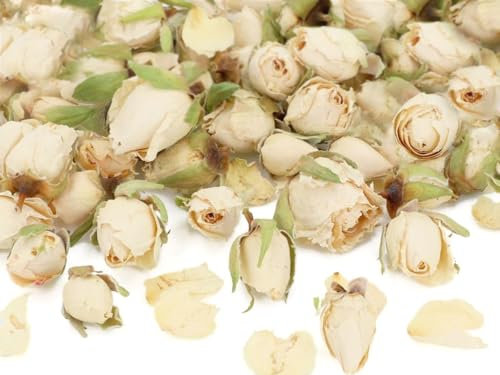 Pati-Versand cm Basics, boccioli di rosa, bianco, naturale, 30 g