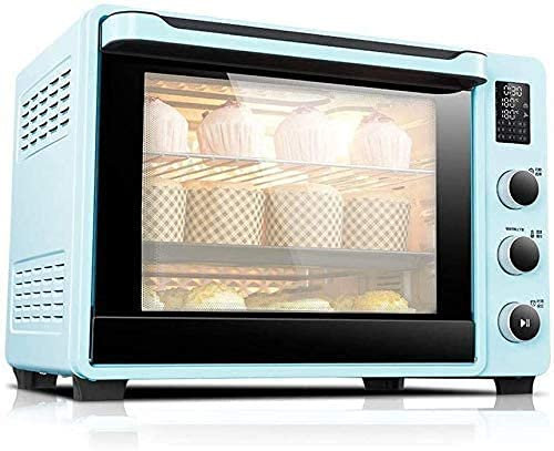 Smart Oven,Electric Mini Oven With Hotplate Household Baking Cake Oven 40L Household Automatic Mini Oven Led Display Convection Countertop Toaster Oven Useful