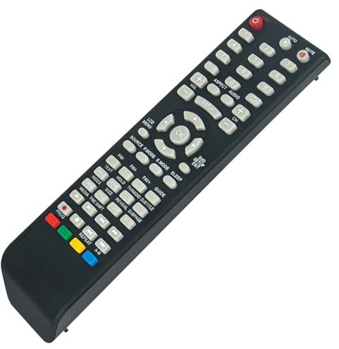 ALLIMITY Fernbedienung Ersatz passend für Jay-TECH TV DVB-82151 LEDTV821D DVB-82157 JTC19 TV822C TV821 TV823 JTC19C LEDTV824D TV821C TV822 TV24C JTC23C LTV-82 LTV-822C LTV824