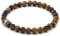 LAVISA Edelstein Armband - Echte Naturstein Perlen | Kristalle, Heilsteine | Onesize Unisex (Tigerauge 6mm)