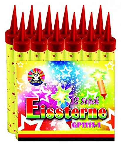 AKTIVHANDEL 48 x Eisfontäne Zaubersterne/Eissterne - 12x4er Set