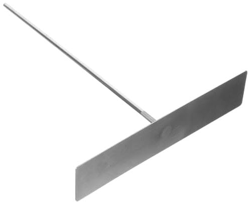 SUPVOX Charcoal Grill Rake, Grill Ash Tool Bbq Cleaner Poker Scraper Charcoal Kettle Grill Pizza Oven Ash Rake for Fireplace Wood Stove Pizza Oven