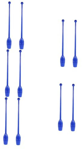 SUPVOX 5 Juegos De Palos De Gimnasia Artística Palos De Competición De Plástico para Calistenia para Niños Y Niñas Adultos (2 Unidades X 5)