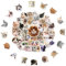 SHPUJUN Simons Cat Sticker Set, 100 Stück, Multicolor, Cartoon, Kawaii, Tierdruck, für Kunststoff, Glas, Metall, Holz, Textil, Keramik, Fahrzeug, Wand