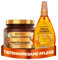 Garnier Wahre Schätze Glanzverleihende 1-Minute Haarkur, Für trockenes und glanzloses Haar + Wahre Schätze Schwereloses Haaröl, Mit pflegendem Argan und Camelia-Öl, Für Glanz und Geschmeidigkeit