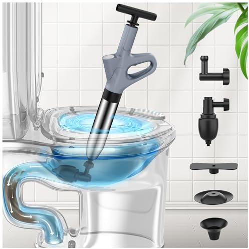 Mieaoll Toilet Unblocker, Toilet Unblocker Heavy Duty, Drain Unblocker Tool, for Bathroom Toilet Sink Floor Use