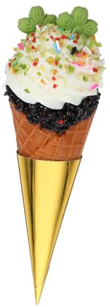 VALICLUD Künstliche Eistüte Aus PVC Lebensechtes Dessurtmodell Simulierte Eiscreme Für Dekoration Bruchfest Und Wiederverwendbar Hübsch Für Geschäften Und Miniaturhäuser