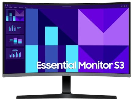 Samsung Essential S3 S27D390GAU - S39GD Series - LED Monitor - Curved - 68.6 cm (27) (LS27D390GAUXEN) (8806095846064)