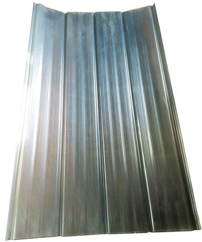 2x Sonnenscheinplatte, 1,50 mm Transparente Tageslichtplatten, Wetterfest Wellbahn, Rostresistent Wellblechplatten, Zuschneidbar Dachmaterial, für Dach Gerätehaus Carport(90x80cm)