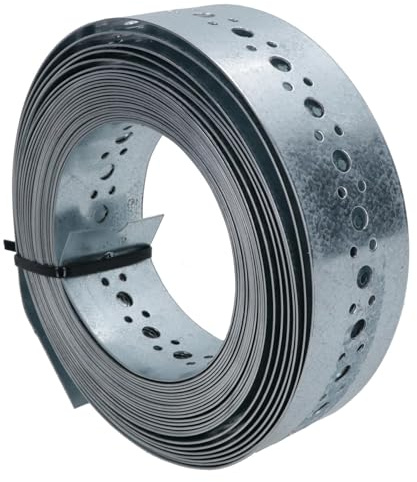 Multi-Fix Strapping Banding 50mm x 10m Coil Galvanised Building DIY