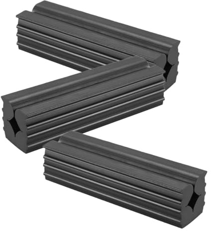 Beavorty 3pcs Golf Club Grip Vice Clamp Rubber Blocks for Clubs Shaft Grip Repair Kit Sturdy Rubber Clamps for Golfing Accessories